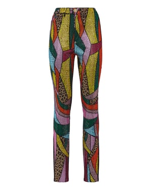 Jegging De Cintura Alta