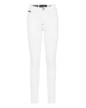 Denim High Waist Jegging Logo