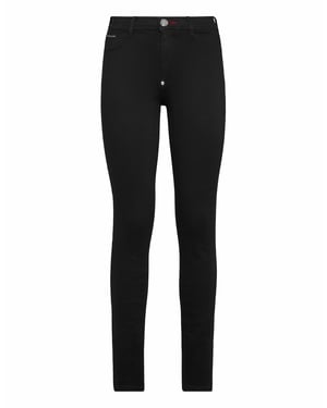 Jegging De Cintura Alta Iconic Plein