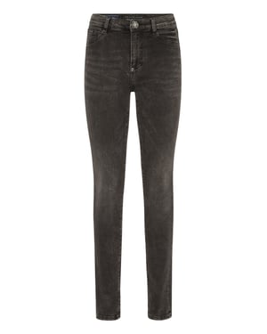 Denim High Waist Jegging Logo