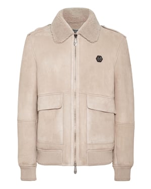 Bomber De Cuero