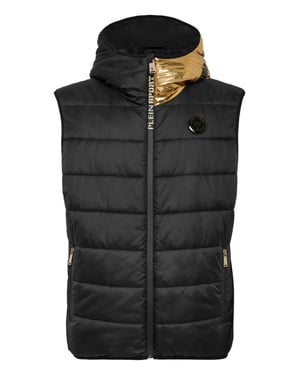 Vest Hoodie Laminated Scratch