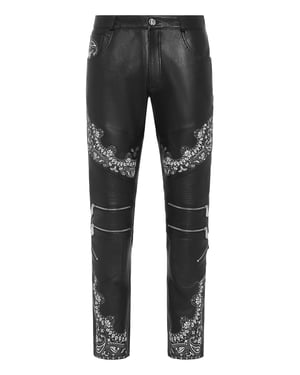 Pantalones De Cuero Paisley