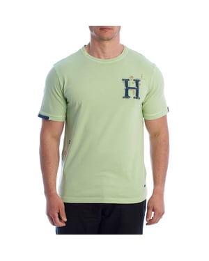 Camiseta de algodón de manga corta para hombre HS24MTS06