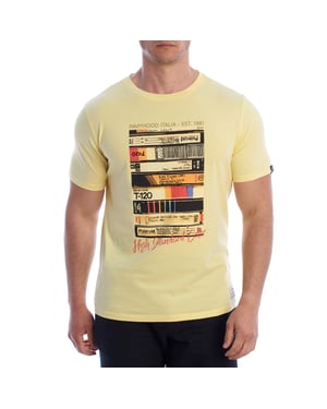 Camiseta de Algodón Gráfica de Manga Corta para Hombre HS24MTS24