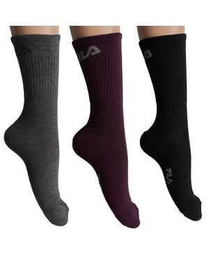 Paquete de 3 Medias Largas de Algodón F3267 para Mujeres