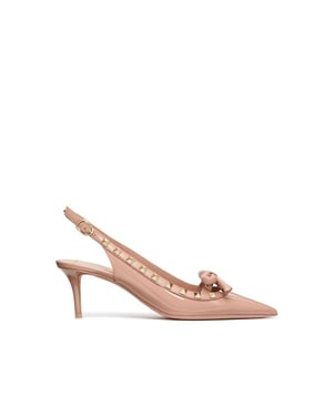 Zapatos de tacón con tiras de cuero Valentino Garavani