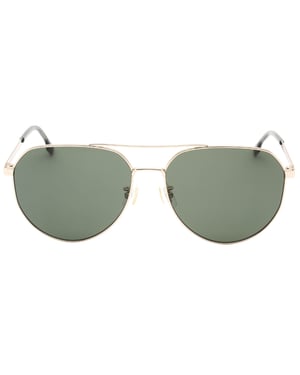 Hugo Boss gafas de sol doradas con lentes verdes