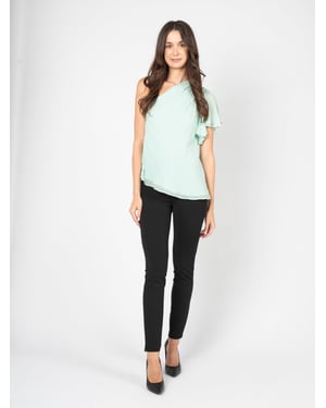 Patrizia Pepe Blusa de mujer azul