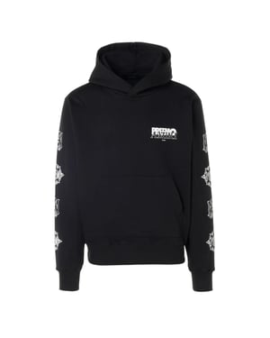 Amiri Premier Logo sudadera con capucha negra