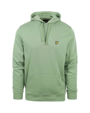 Lyle & Scott Branded Glencoe sudadera con capucha verde