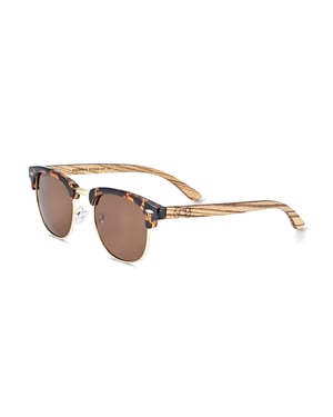 Gafas de sol polarizadas Earth Wood Marokopa - Cebra/Marrón