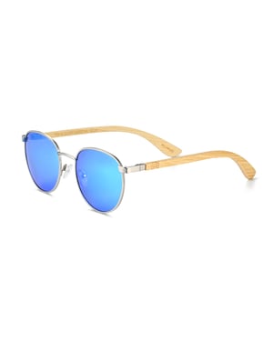 Gafas de sol polarizadas Earth Wood Boracay - Bambú/Azul