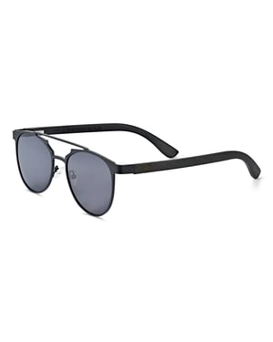 Gafas de sol polarizadas Earth Wood Positano - Negro/Negro