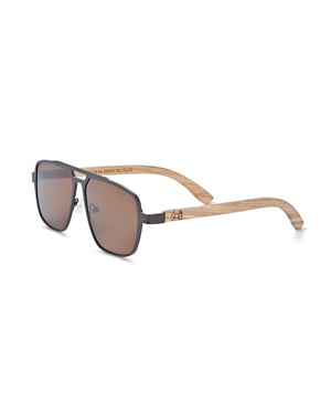 Gafas de sol polarizadas Earth Wood Avila - Cebra/Marrón