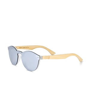 Gafas de sol polarizadas Earth Wood Tulum - Bambú/Plata
