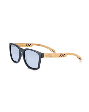 Gafas de sol polarizadas Earth Wood Haven - Bambú/Plata