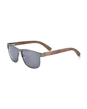 Gafas de sol polarizadas Earth Wood Troon - Marrón oscuro/Negro