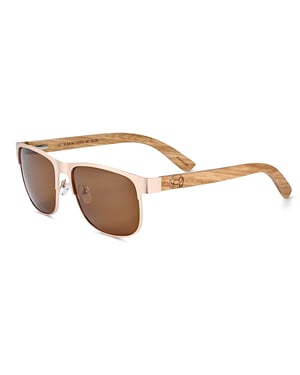 Gafas de sol polarizadas Earth Wood Troon - Cebra/Marrón