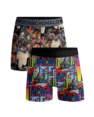 Muchachomalo Bóxers para Niños - Pack de 2 - Ropa Interior para Niños