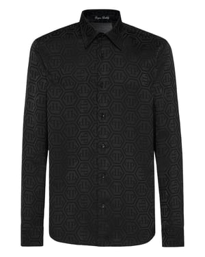 Sugar Daddy Cut Silk Shirt Monogram