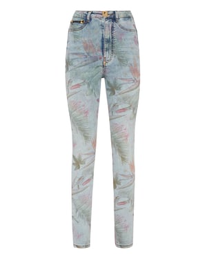 Jegging De Cintura Alta Flowers