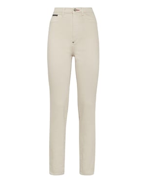 Jegging De Cintura Alta Iconic Plein