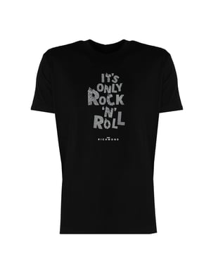 John Richmond T-Shirt del hombre negro