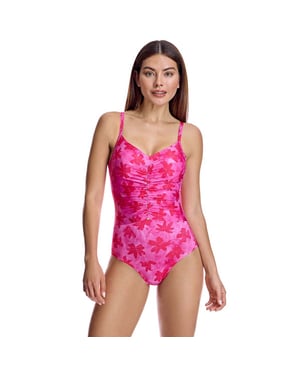 Bañador escote en V con copas W250976 para Mujer