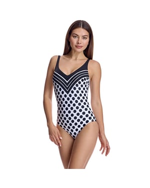 Bañador escote en V con copas W250376 para Mujer