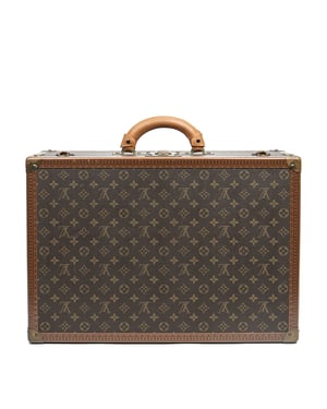 Louis Vuitton Bisten 55 en Marrón Lona recubierta