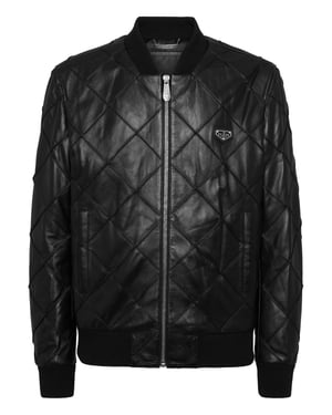 Bomber de cuero