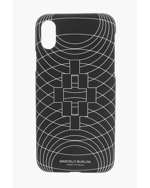 Funda para iPhone XS con estampado en relieve RSD TRANSPORTE EXCEP XS en negro