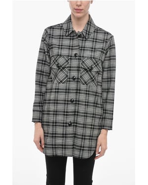 Camisa de cuadros ALASKAN en blanco y negro