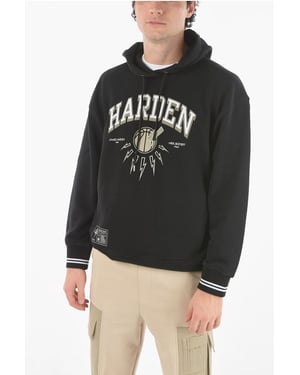 Sudadera con capucha de ajuste fácil JAMES HARDEN x NEIL BARRETT en negro