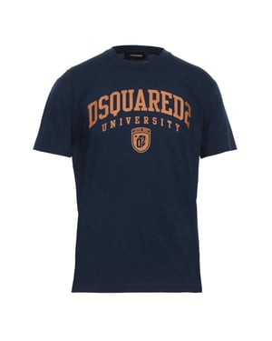 Camiseta Dsquared2 Cool Fit Varsity azul marino oscuro