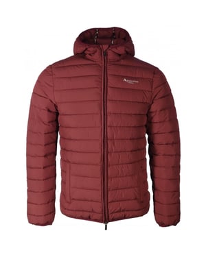 Chaqueta con capucha Aquascutum Active 100GR color burdeos