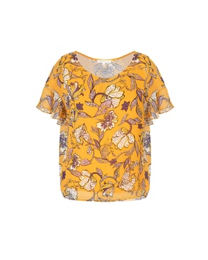 Patrizia Pepe Blusa de mujer naranja, Violeta