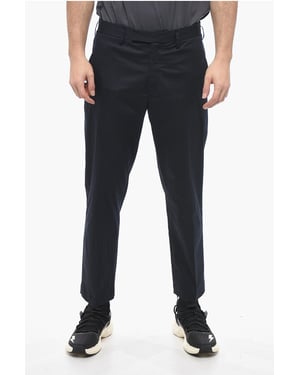 Pantalones JAMIE de corte entallado con trabillas para cinturón en azul