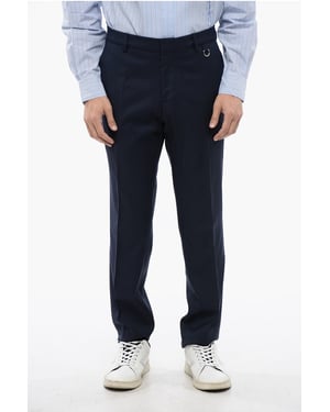Pantalones MOTINO de mezcla de lana en azul