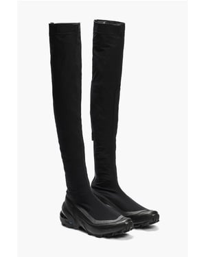 Botas tipo calcetín SALOMON X MM6 CROSSWADER con suela de tacos en negro