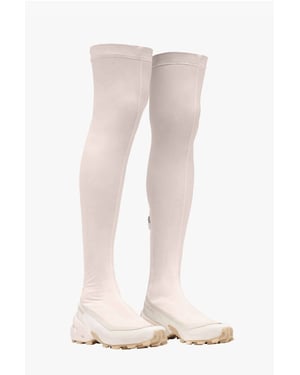 Botas tipo calcetín SALOMON X MM6 CROSSWADER con suela de tacos en rosa