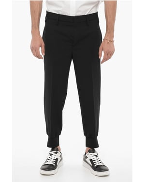 Pantalones JACK negros de talle bajo y corte ajustado