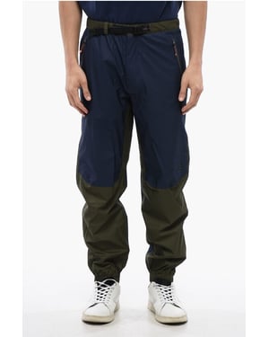 Pantalones SPRINGER bicolor en azul y verde