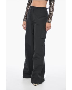 Pantalones cargo PARACHUTE de pierna ancha en negro