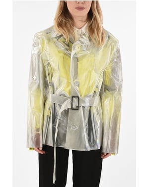 Abrigo impermeable MM0 en color blanco