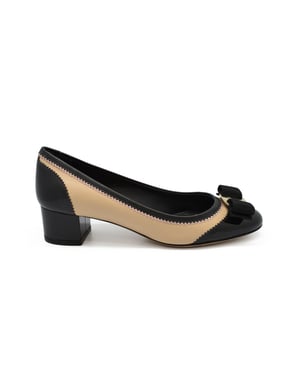 Salvatore Ferragamo Zapatos de tacón Eva Leathe Beige