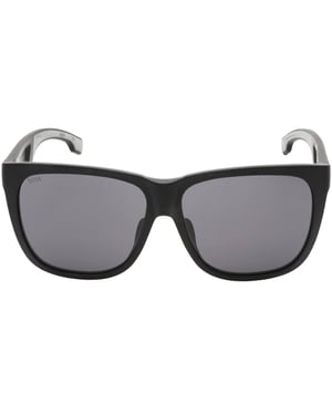Gafas de sol Hugo Boss con lentes grises y detalles en gris