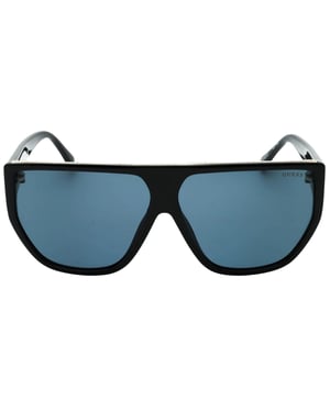 Gafas de sol Guess con montura negra brillante y lentes ahumadas