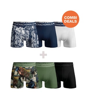 Muchachomalo Boxer Hombre - 3+3 Piezas - Calzoncillos Hombre
